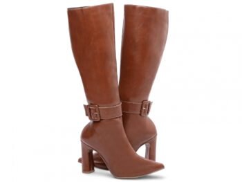 Bota Bico Fino Salto Alto Cano Longo Torricella AVS 67096B