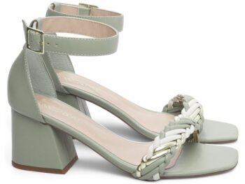 Sandália Salto Bloco Grosso Baixo Numeração Especial AVS 4000-17I_AR