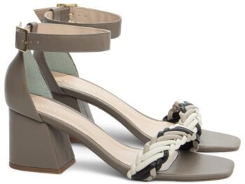 Sandália Salto Bloco Grosso Baixo Numeração Especial AVS 4000-17J_AR