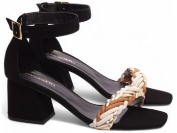 Sandália Salto Bloco Grosso Baixo Numeração Especial AVS 4000-17L_AR