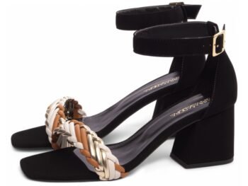 Sandália Salto Bloco Grosso Baixo Numeração Especial AVS 4000-17L_AR