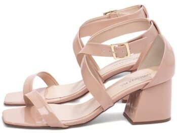 Sandália Salto Bloco Grosso Baixo Numeração Especial Tamanho Grande AVS