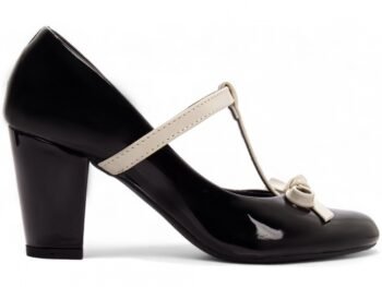 Sapato Scarpin Boneca Mary Jane Salto Médio Alto Grosso AVS 771A