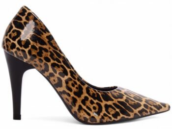 Sapato Scarpin Salto Alto Bico Fino Estampado Torricella AVS 65-02G