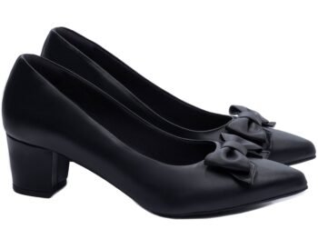 Sapato Scarpin Salto Bloco Grosso Baixo Arrasadora AVS 7050-01D_AR