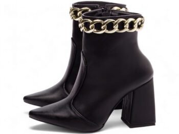 Bota Bico Fino Cano Médio Salto Grosso Torricella AVS 67065A