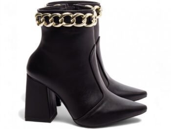 Bota Bico Fino Cano Médio Salto Grosso Torricella AVS 67065A