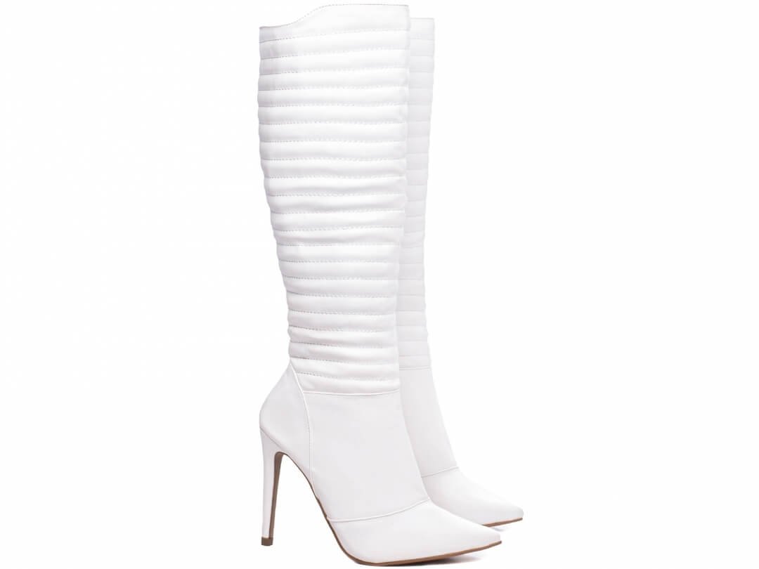 Bota Bico Fino Salto 12 Cano Alto Torricella AVS 80005C