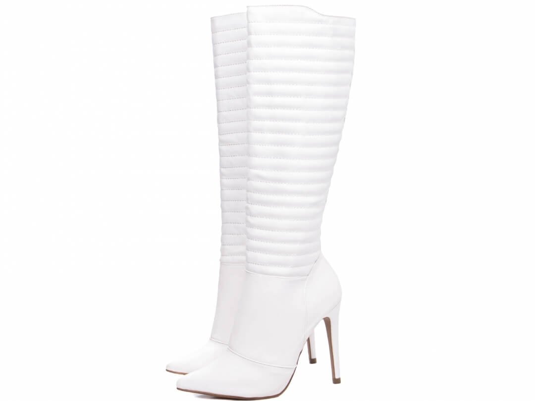 Bota Bico Fino Salto 12 Cano Alto Torricella AVS 80005C