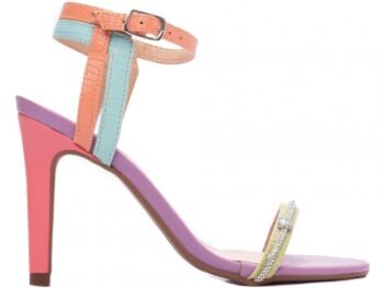 Sandália Feminina Salto Alto Fino Roxo Torricella AVS 301.01A