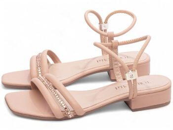 Sandália Feminina Salto Baixo Rose Torricella AVS 1.003B