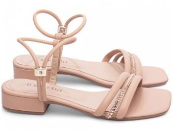 Sandália Feminina Salto Baixo Rose Torricella AVS 1.003B