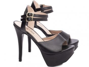 Sandália Meia Pata Feminina Salto Alto Fino AVS 70.090A