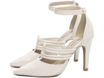 Sandália Scarpin Off White Noiva Sapato Torricella AVS 66082H