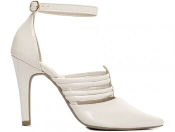 Sandália Scarpin Off White Noiva Sapato Torricella AVS 66082H