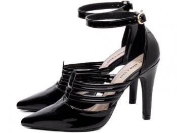 Sandália Scarpin Preto Madrinha Sapato Salto Torricella AVS 66082F