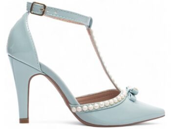 Sapato Scarpin Azul Salto Alto Fino Torricella AVS 66058D