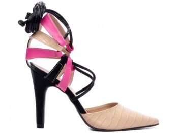 Sapato Scarpin Bico Fino Salto Festa Verniz Torricella AVS 67031A