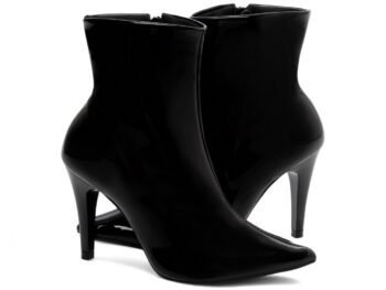 Bota Cano Curto Salto Fino Alto Preto Torricella AVS 65-17B