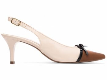 Sapato Scarpin Salto Fino Médio Laço Verniz Preto Torricella AVS 600.19A