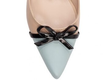 Sapato Scarpin Salto Fino Médio Laço Verniz Preto Torricella AVS 600.19B