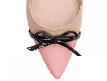 Sapato Scarpin Salto Fino Médio Laço Verniz Preto Torricella AVS 600.19C