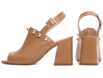 Sandália Ankle Boot Feminina Slato Bloco Grosso Caramelo Torricella AVS 776B