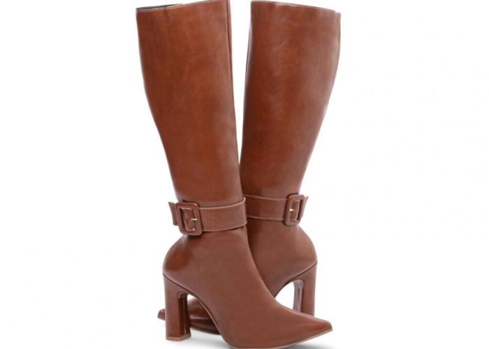 Bota Bico Fino Salto Alto Cano Longo Torricella AVS 67096B