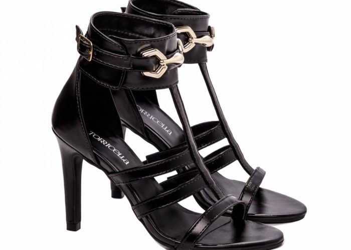 Sandália Feminina Salto Alto Baixo Torricella AVS 301.26A