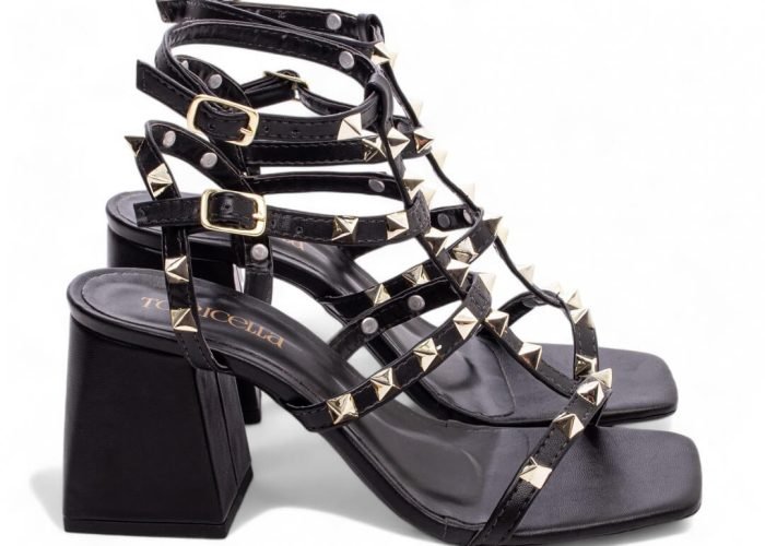 Sandália Feminina Salto Baixo Pirâmide TorricellaAVS 12.102A