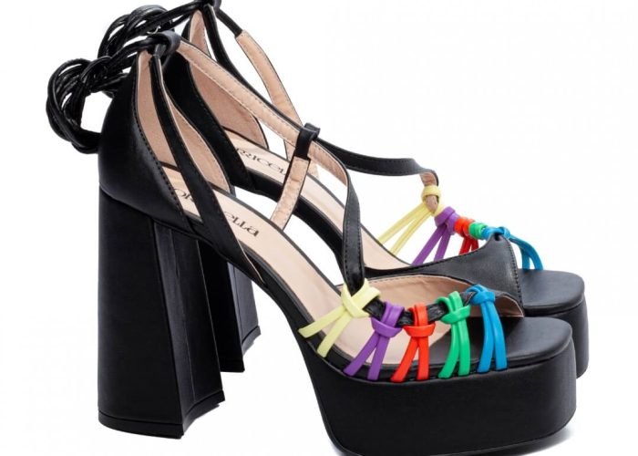 Sandália Meia Pata Feminina Salto Alto Grosso Torricella AVS 1.304A