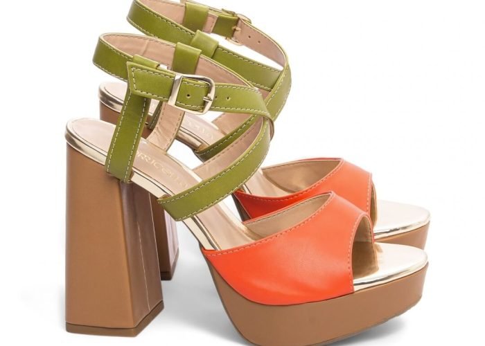 Sandália Meia Pata Feminina Salto Alto Grosso Torricella AVS 1003C