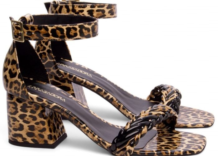 Sandália Salto Bloco Grosso Baixo Tamanho Grande AVS 4000-17M_AR