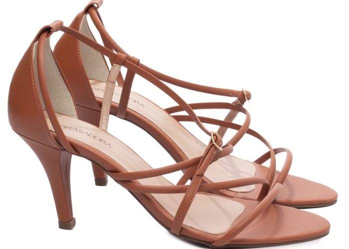 Sandália Salto Fino Ato Caramelo Arrasadora AVS AR200-06E_AR