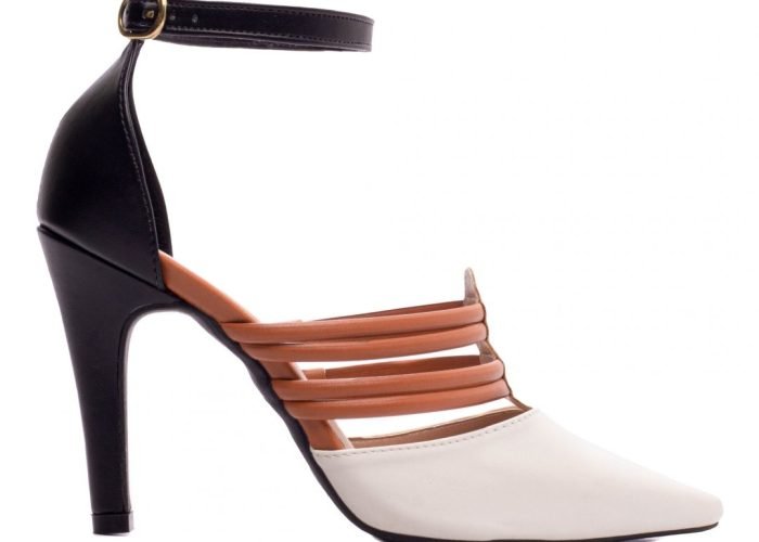 Sandália Scarpin Bege Madrinha Sapato Salto Médio Torricella AVS 66082J