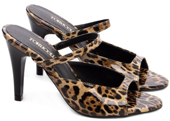 Sandália Tamanco Feminino Salto Fino Estampado AVS 301.35A