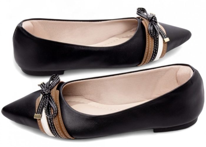 Sapatilha Feminina Bico Fino Preto Torricella AVS 119A