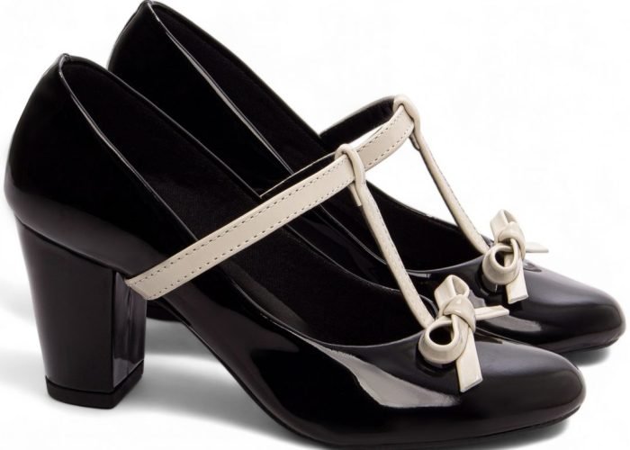 Sapato Scarpin Boneca Mary Jane Salto Médio Alto Grosso AVS 771A