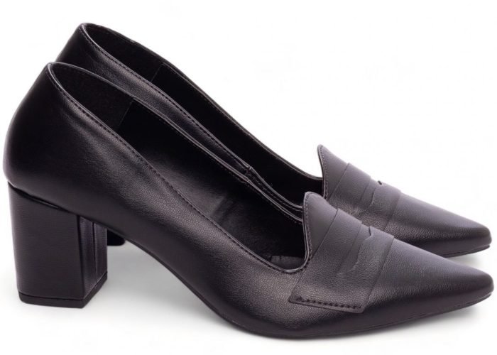 Sapato Scarpin Mocassim Sleep Salto Grosso Torricella AVS 681A