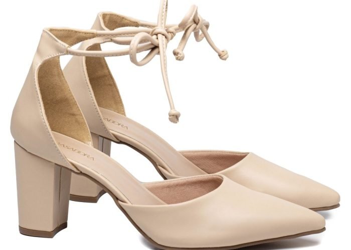 Sapato Scarpin Salto Bloco Grosso Baixo AVS 9000-03B_AR