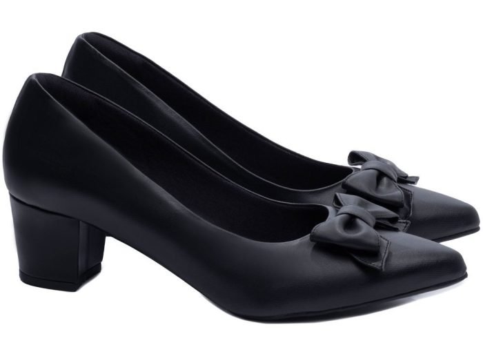 Sapato Scarpin Salto Bloco Grosso Baixo Arrasadora AVS 7050-01D_AR