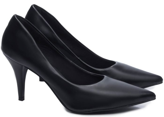 Sapato Scarpin Salto Fino Napa Preto Torricella AVS 8000-02E_AR